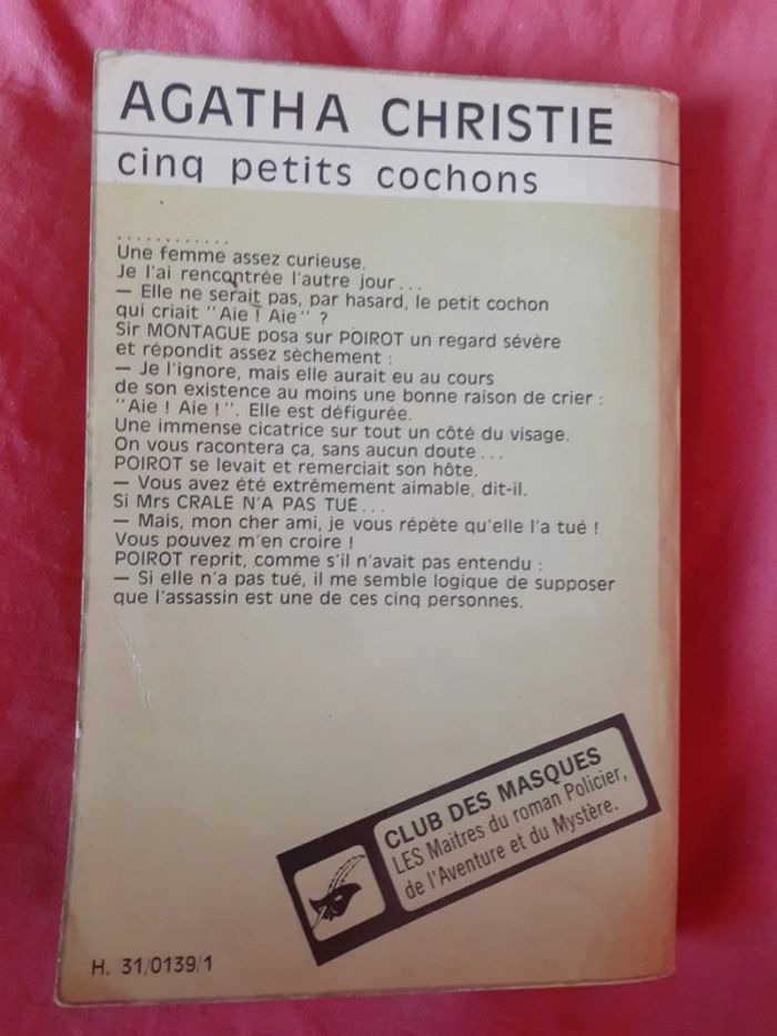 Cinq petits cochons - Agatha Christie - photo numéro 2