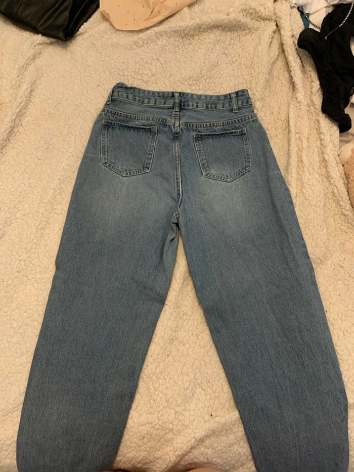 Jean bleu taille haute - photo numéro 3