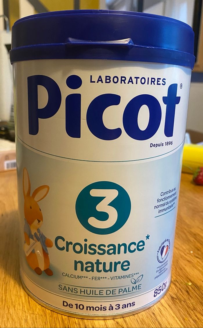 lait picot 3ème âge