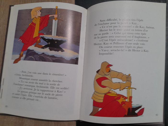 livre vintage Disney - Merlin l'enchanteur - photo numéro 6