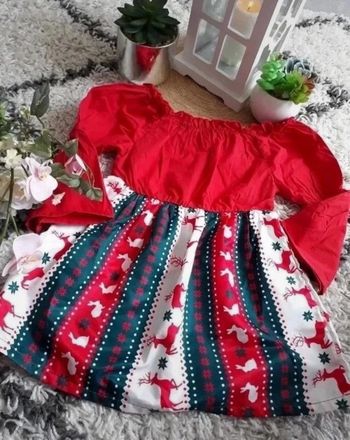 Robe à motifs Taille 3 ans🌿💞