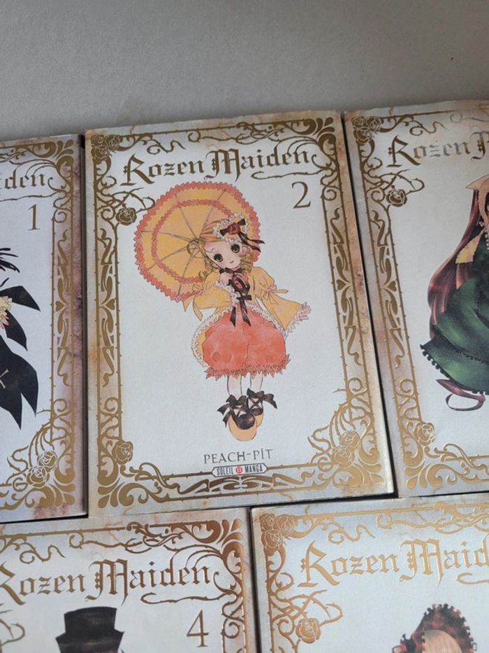 Lot 5 premiers tomes du manga rozen maiden saison 1 - photo numéro 4