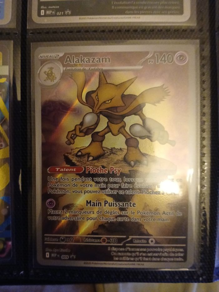 Carte pokemon promo "Alakazam" 09