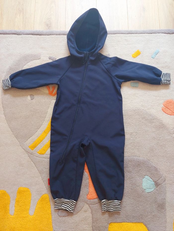 Combinaison de pluie iELM softshell marine 98 cm 3 ans - photo numéro 2