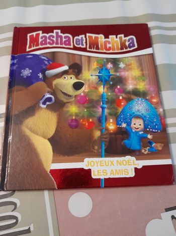 Livre Masha et Michka joyeux Noël les amis!