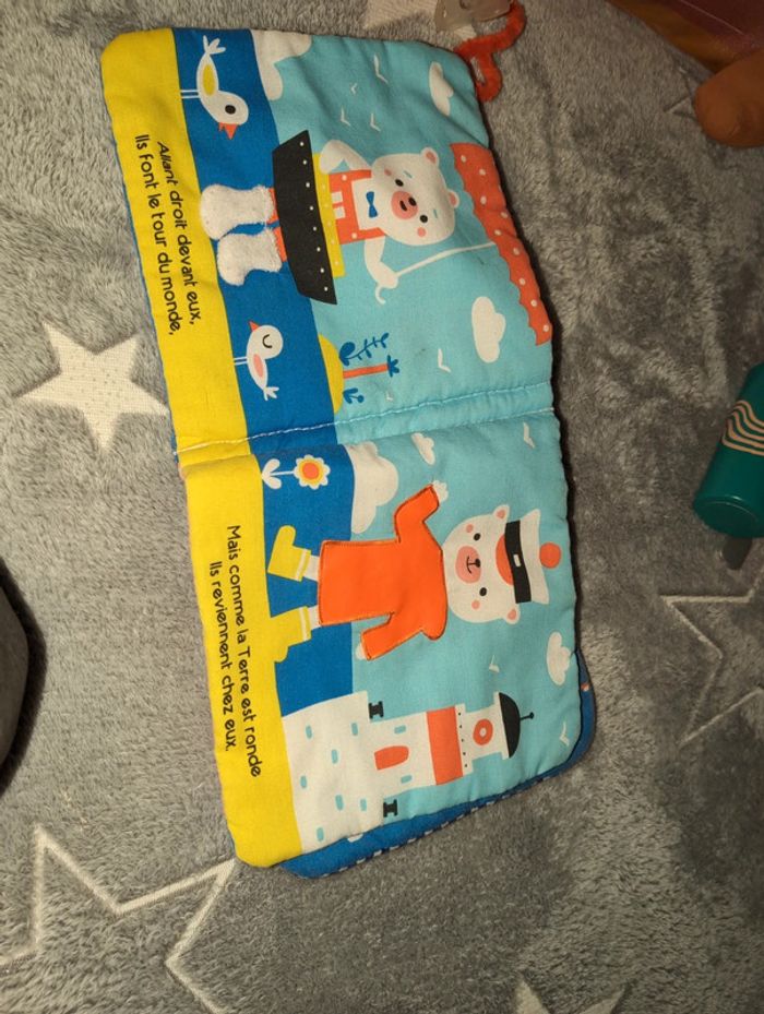 Livre TU petits en tissu, rigolo sur chanson des bateaux - photo numéro 5