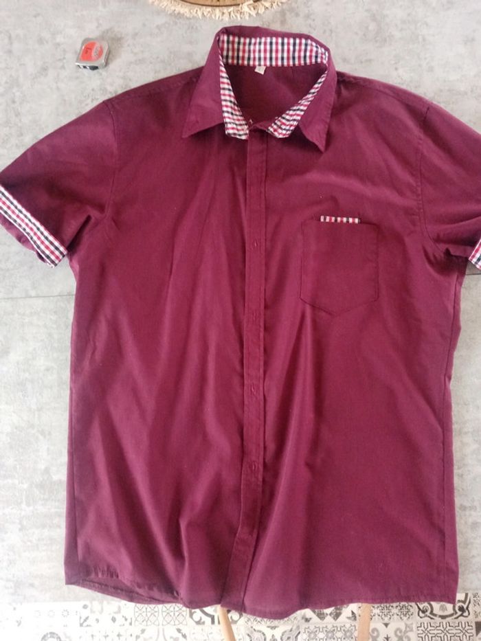Chemise manche courte homme taille L - photo numéro 1