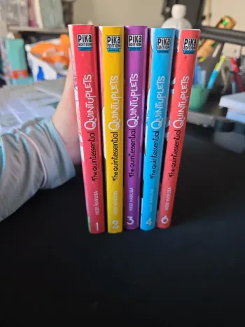 💕 The Quintessential Quintuplets – tomes 1, 2, 3, 4 et 6 – très bon état