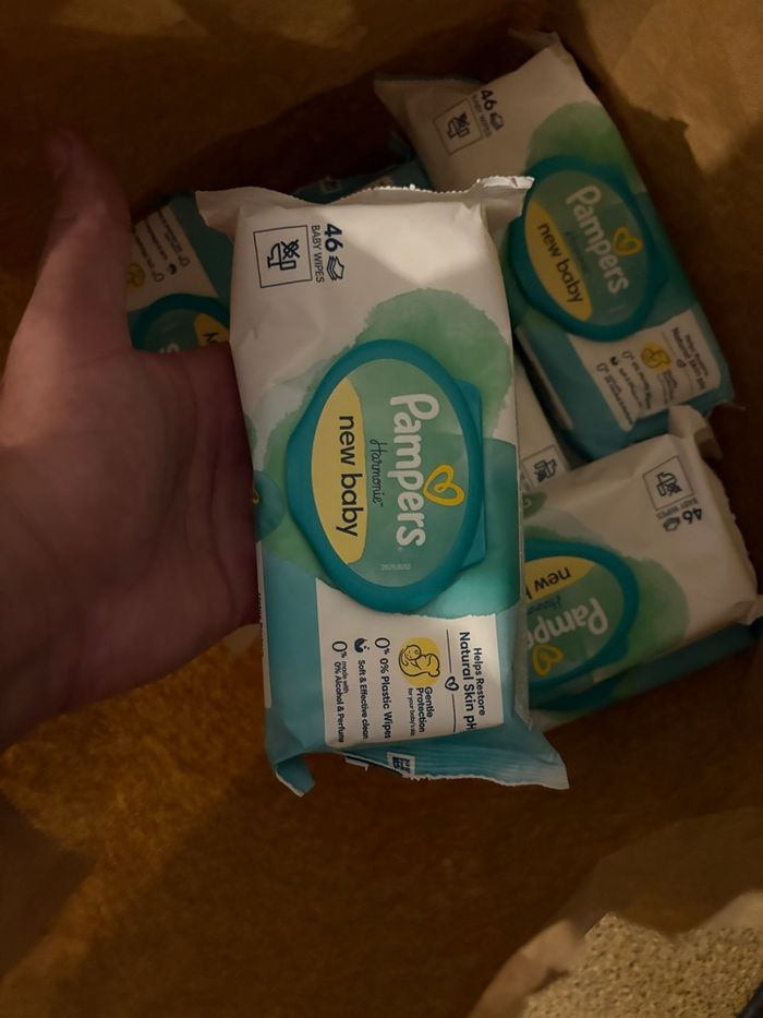 15 paquets de 46 lingettes bébé Pampers harmonie - photo numéro 2