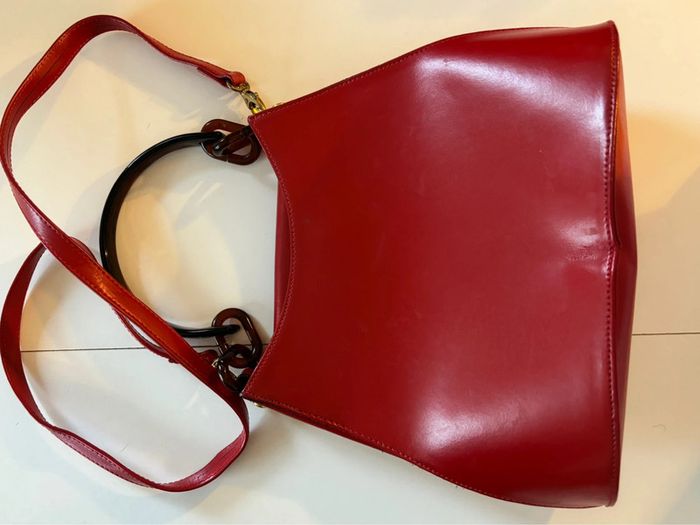 Sac cuir rouge Lovie - photo numéro 2
