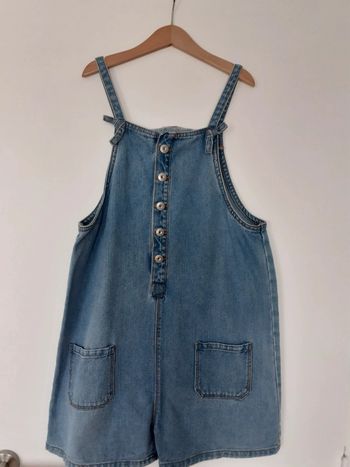 Combishort fille en jean 12 ans Vertbaudet