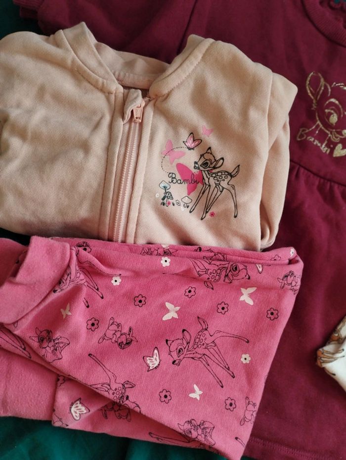 Lot vêtements Disney bambi 🦌 12 mois - photo numéro 4