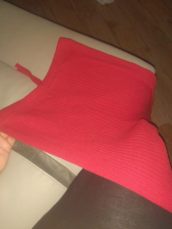 Pantalon rouge fluide S - photo numéro 2