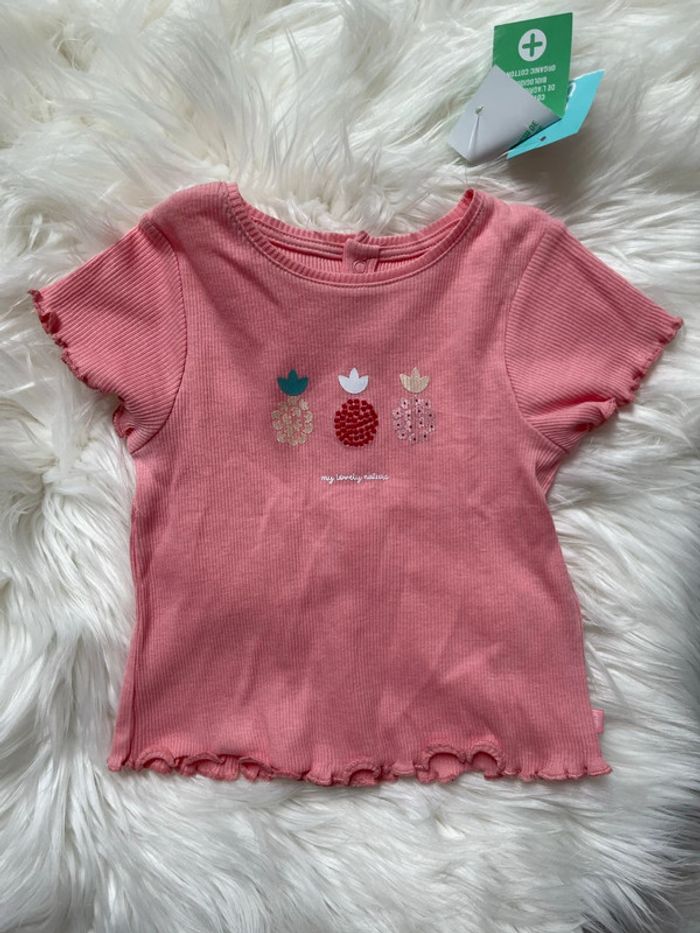 Tshirt rose Okaidi