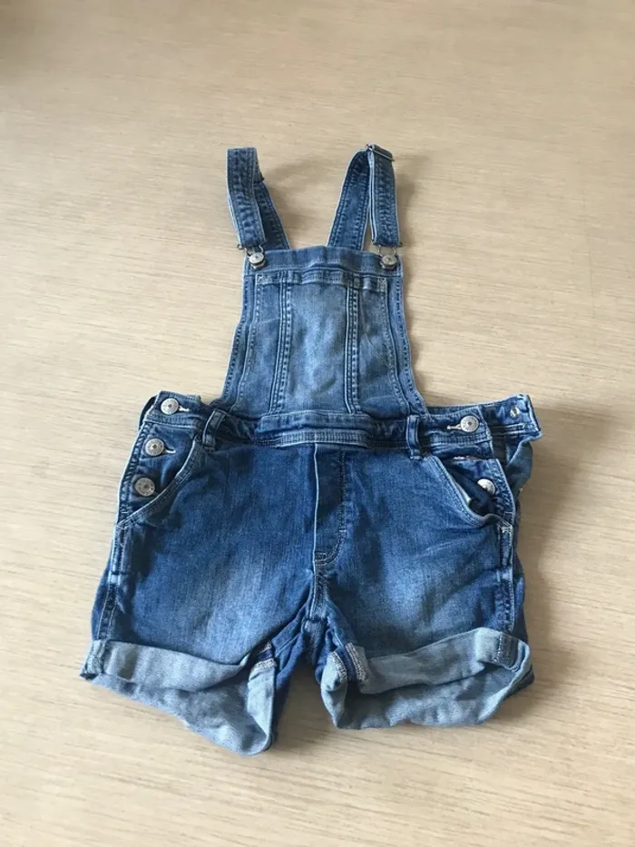 Salopette short en jean
