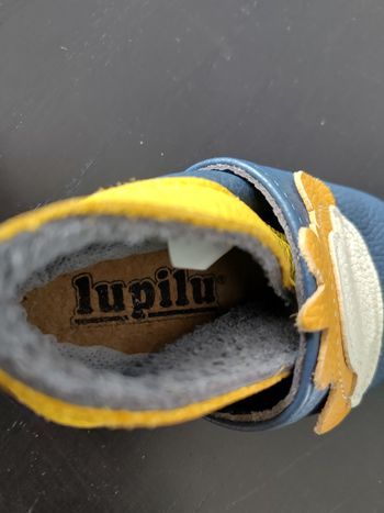 Chaussons bébé cuir Lupilu NEUFS