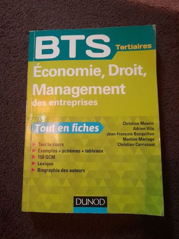 BTS : Economie, Droit, Mangement des entreprises
