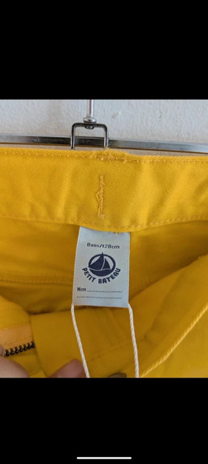 Jean jaune petit bateau 8 ans garçon - photo numéro 4