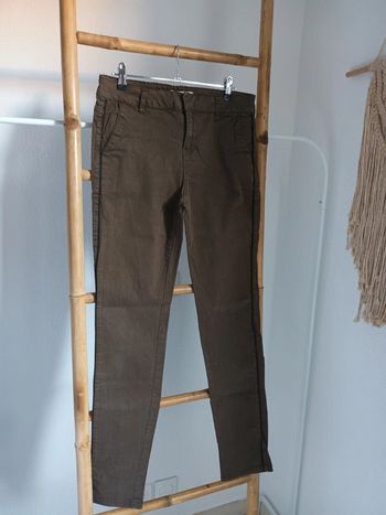 Pantalon marron avec liseré noir Promod taille 40