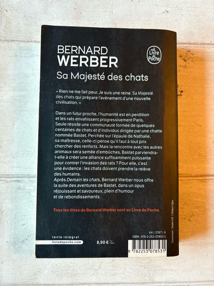 Sa majesté des chats Bernard werber - photo numéro 2