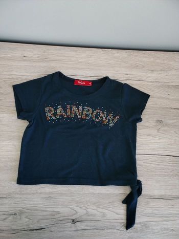 Tee-shirt manches courtes fille 3 ans
