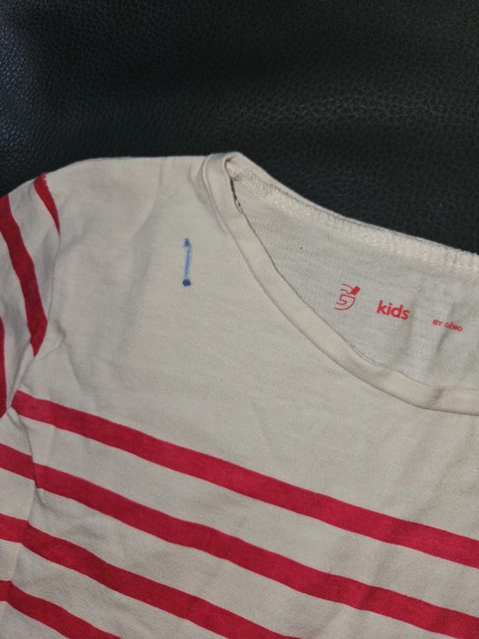 Tee-shirt manche longue fille 6 ans - photo numéro 4