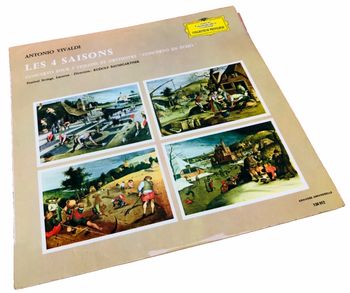 Vinyle 33 tours Antonio Vivaldi Les 4 saisons Concerto pour 2 violons et orchestre en " écho "