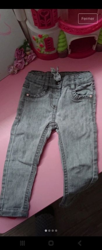 Jean gris Z 18 mois