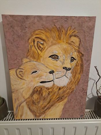 Tableau lion