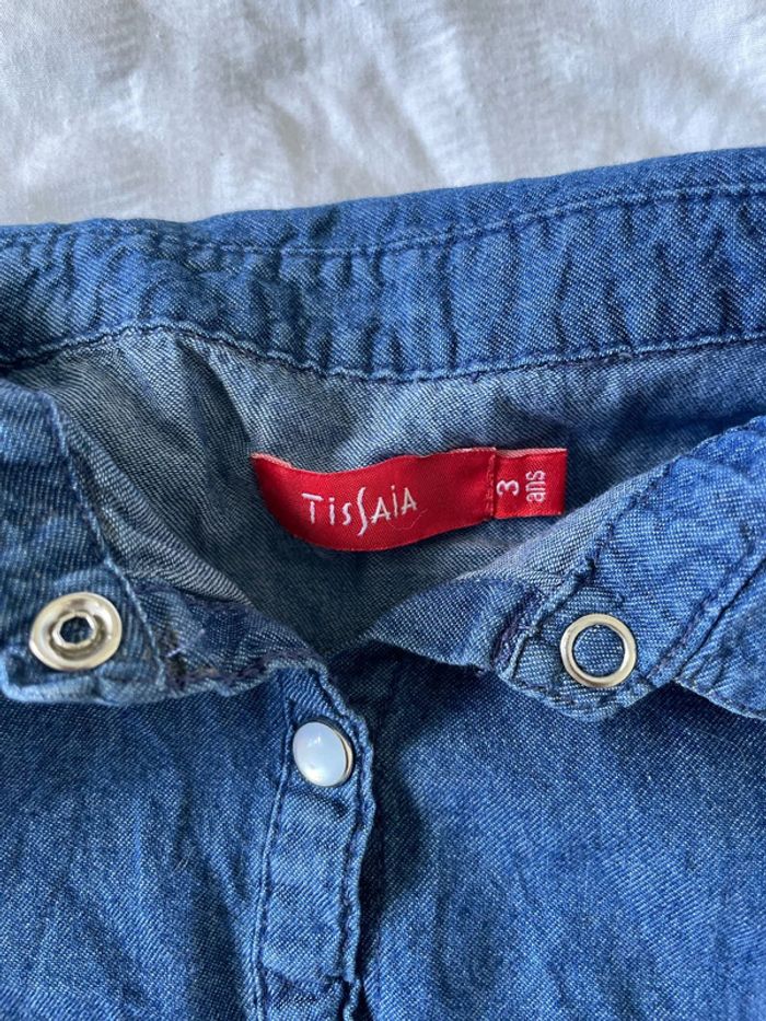 Chemise en jean tisaia 3 ans - photo numéro 2