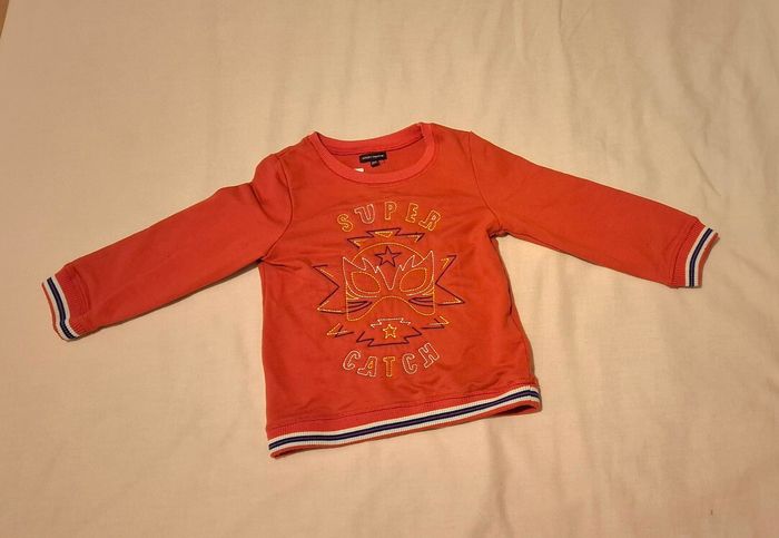 Sweat rouge super héros 4 ans Sergent Major - photo numéro 2