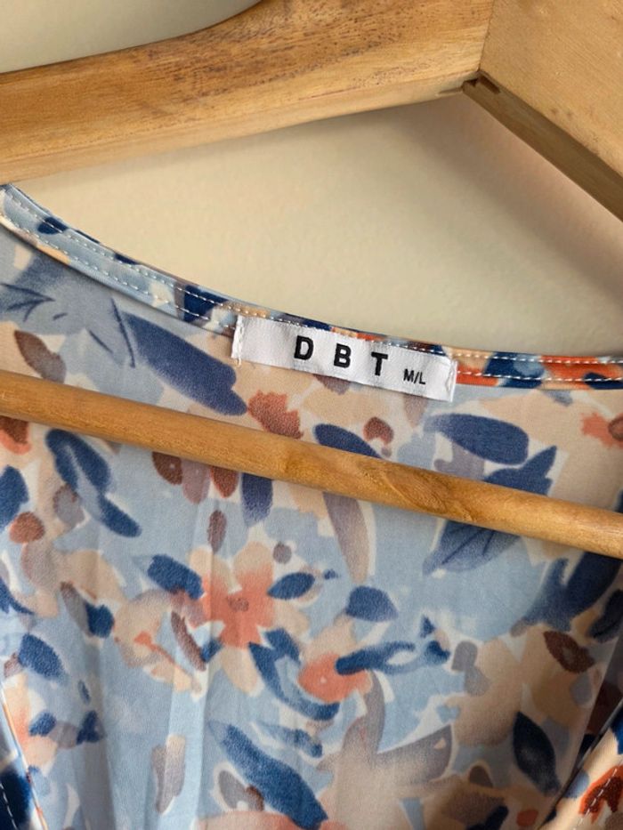 Robe fleurie DBT - taille m/l - photo numéro 2