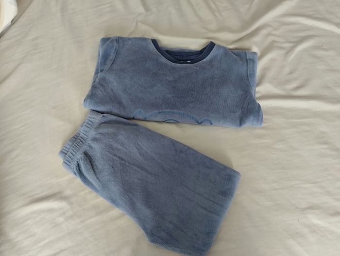 Pyjama velours Pocopiano taille 4 ans