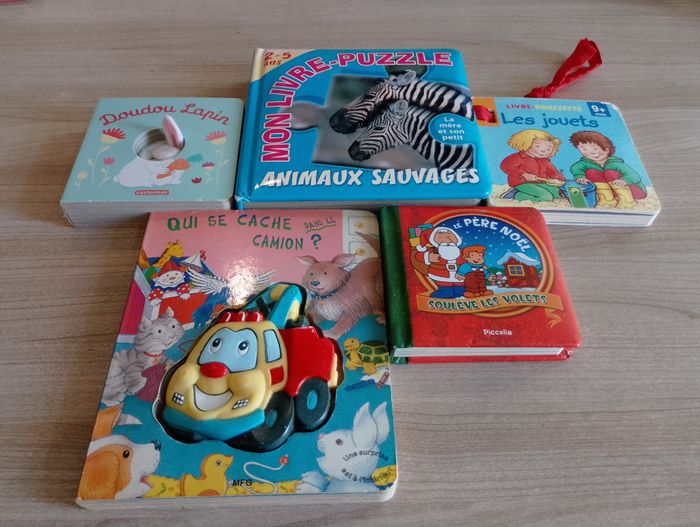 Lot de 5 livres cartonnés, divers (7) - photo numéro 1