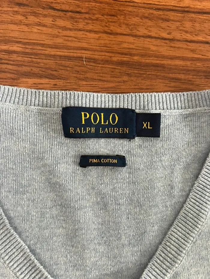 Pull col V Ralph Lauren taille XL - photo numéro 4