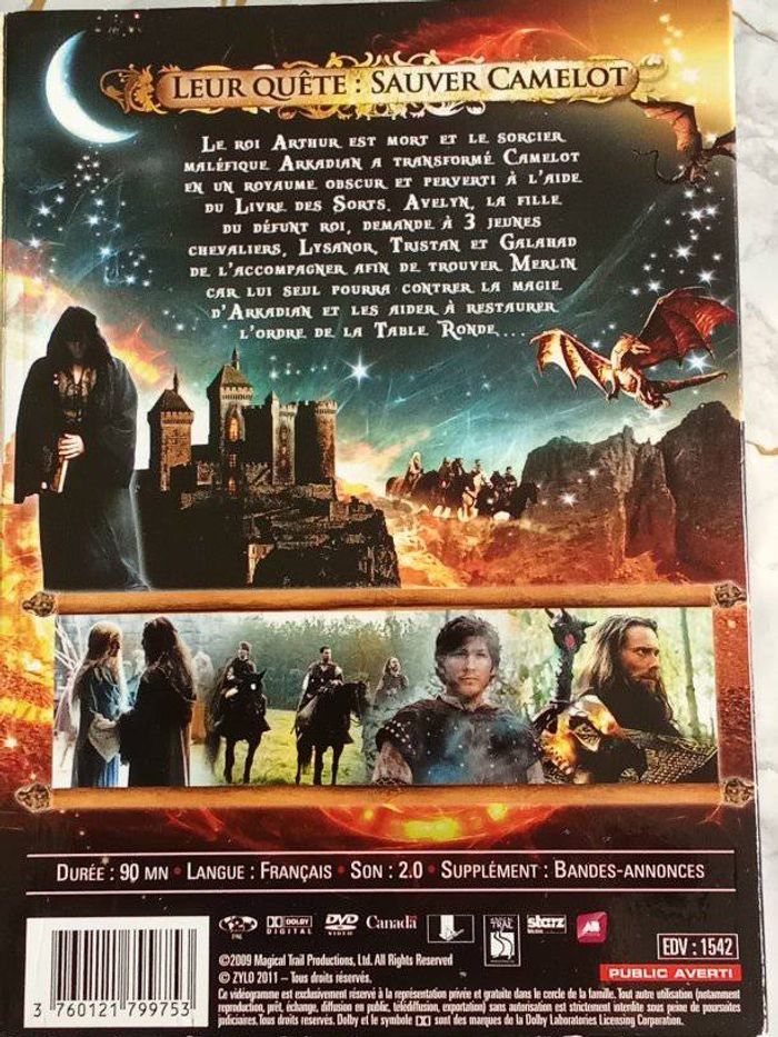 Dvd merlin et le livre des sorts - photo numéro 2