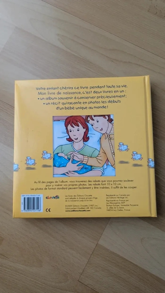 Caillou Mon livre de naissance neuf - photo numéro 2
