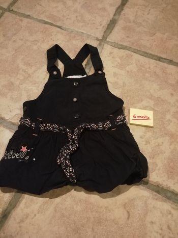 Robe salopette fille