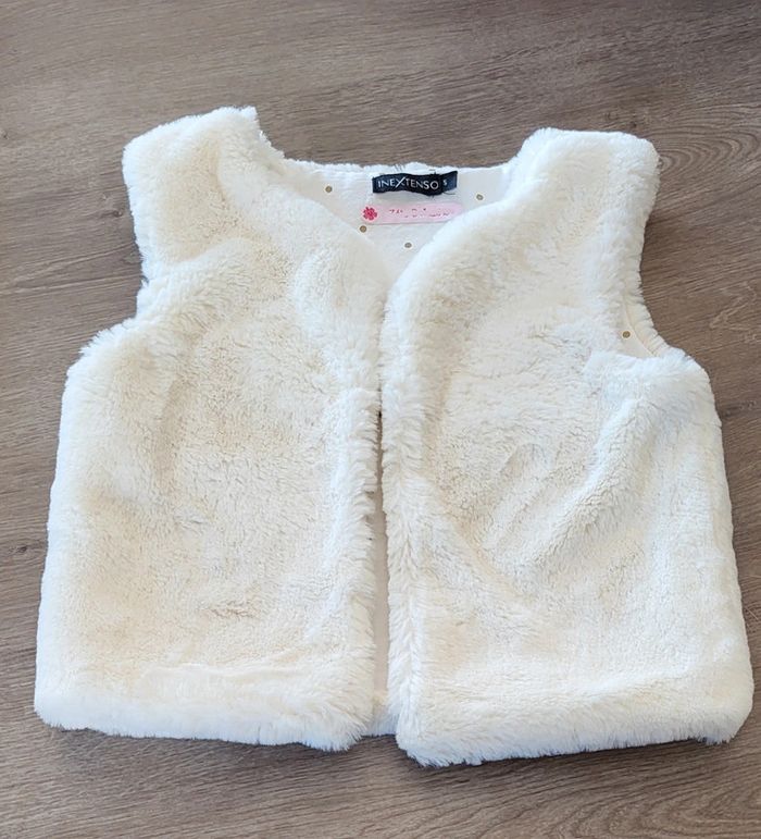 Gilet fourrure sans manche