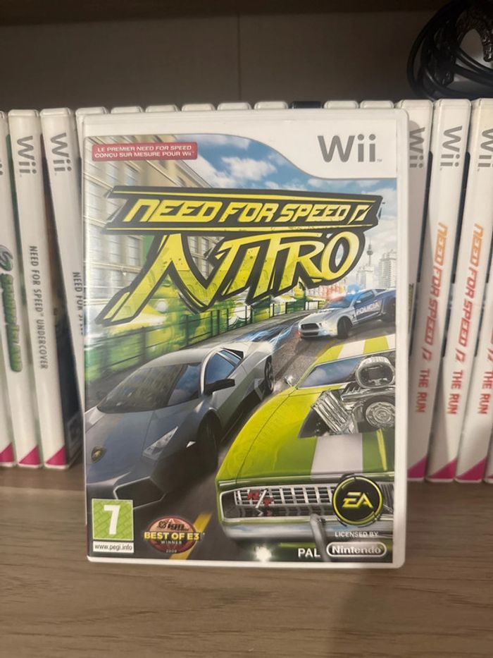 Need for speed nitro jeu Wii