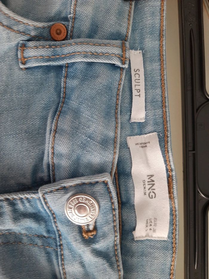 Jeans Mango sculpt skinny taille 36 - photo numéro 3