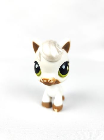 Littlest Petshop LPS Cheval Blanc #338