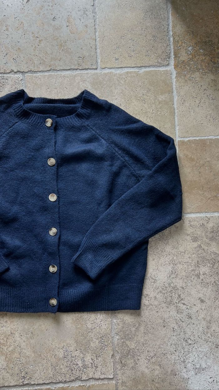 Cardigan mignon bleu marine / taille S - photo numéro 3