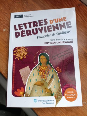 Lettres d'une péruvienne de Françoise de Graffigny