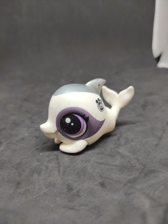 my Littlest Petshop Lps Pet Shop Dolphin Dauphin Pc 131 #geektradelpsdauphin