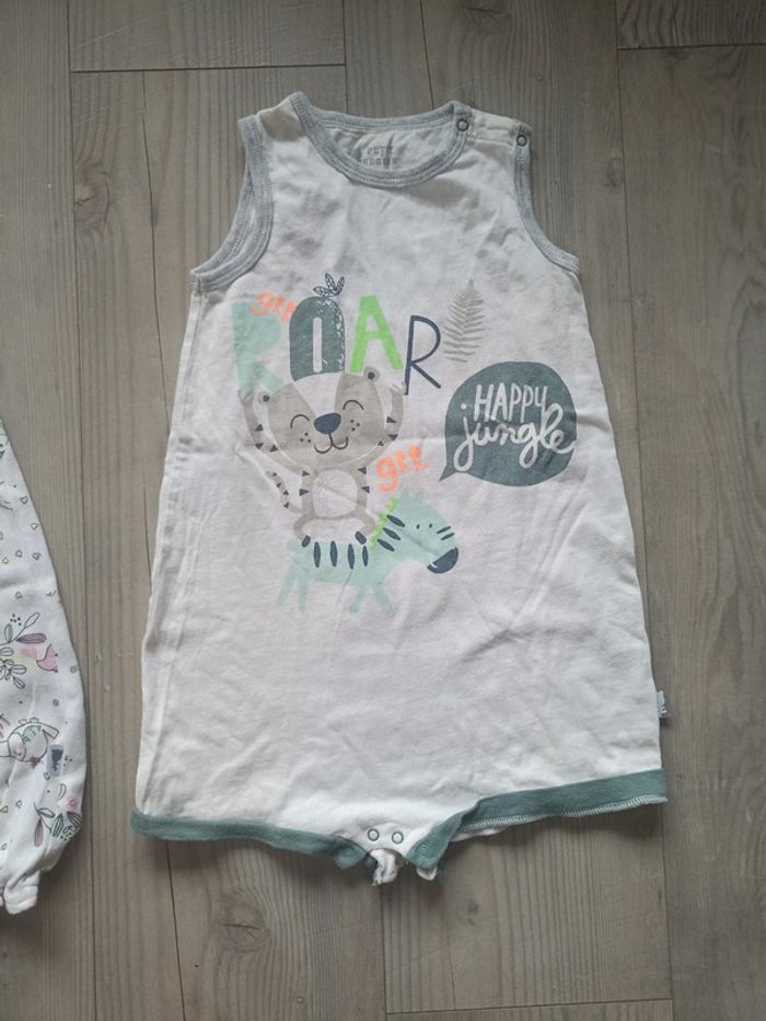 Lot de deux barboteuse grenouillère - photo numéro 2