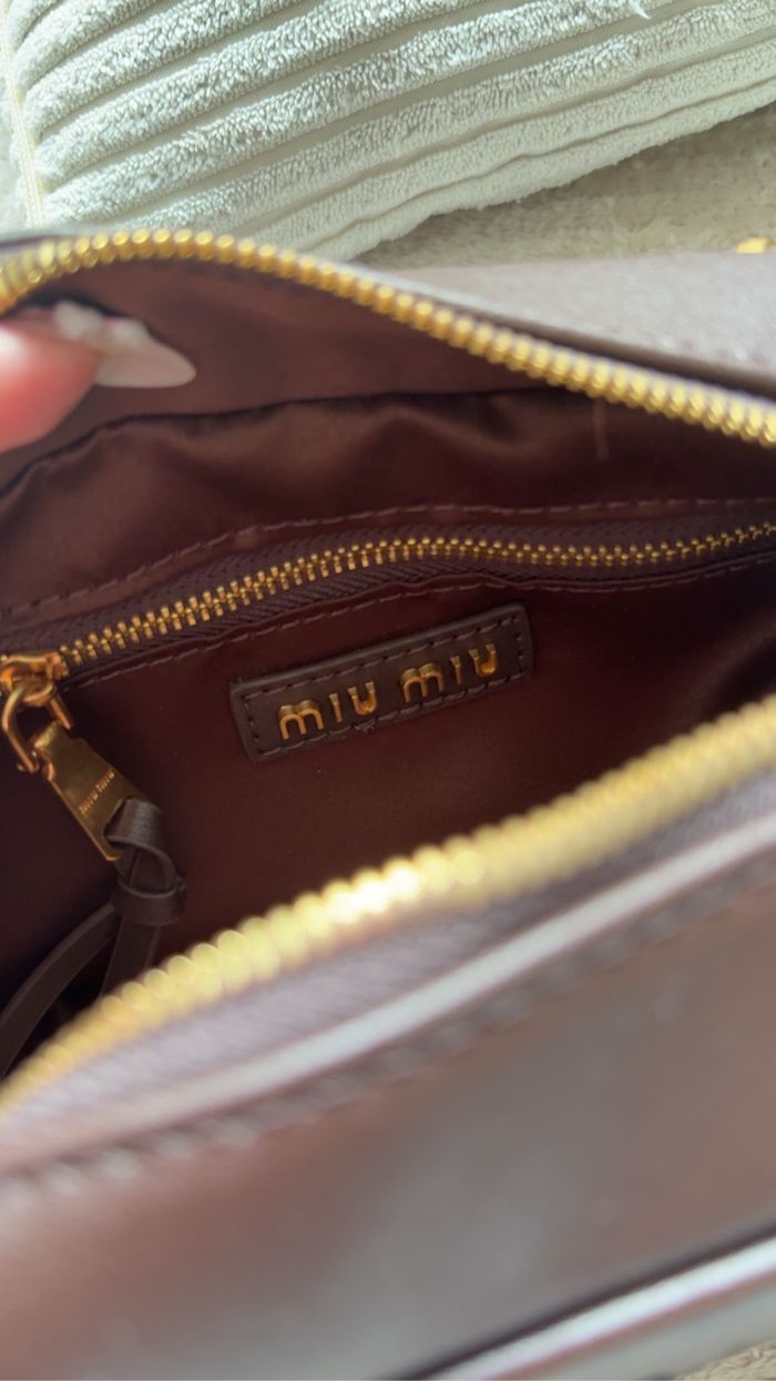 Sac MiuMiu Marron - photo numéro 3