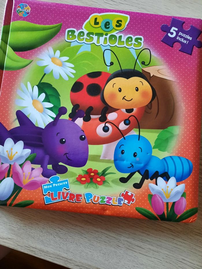 Mon premier livre puzzle Les Bestioles