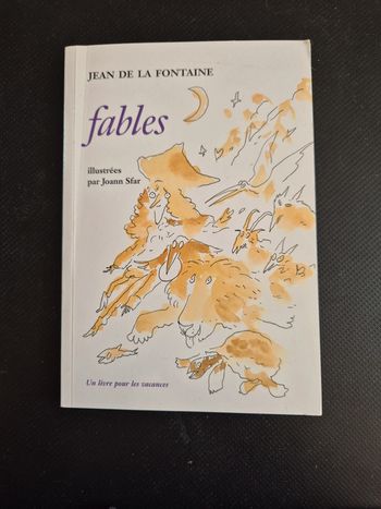 livre les fables de Jean de la Fontaine