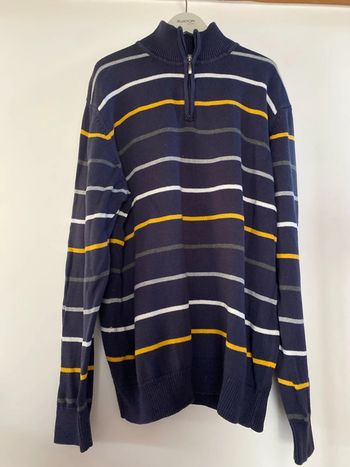 Pull in extenso col montant taille XL
